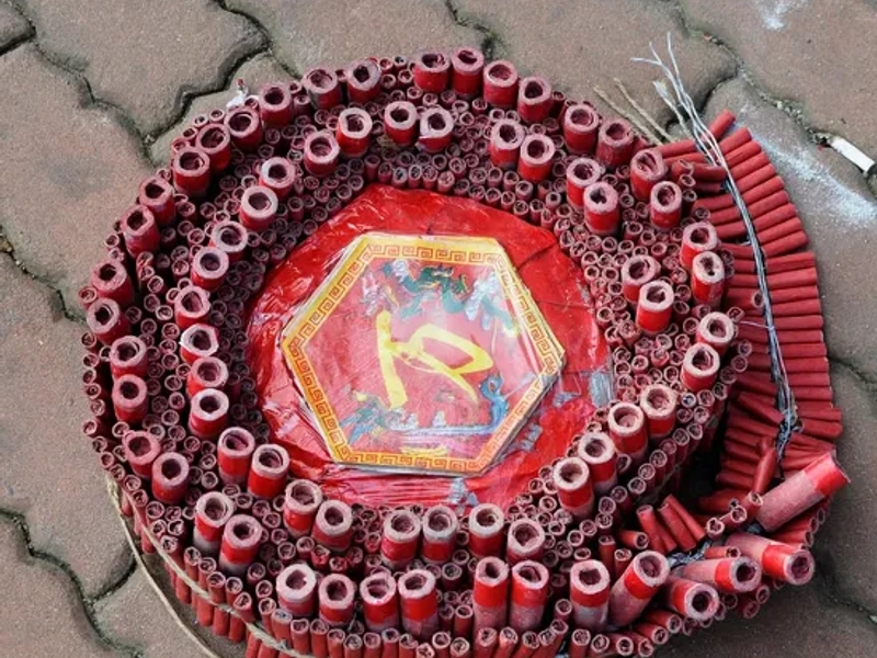 Feu d’artifice chinois pour le Nouvel An